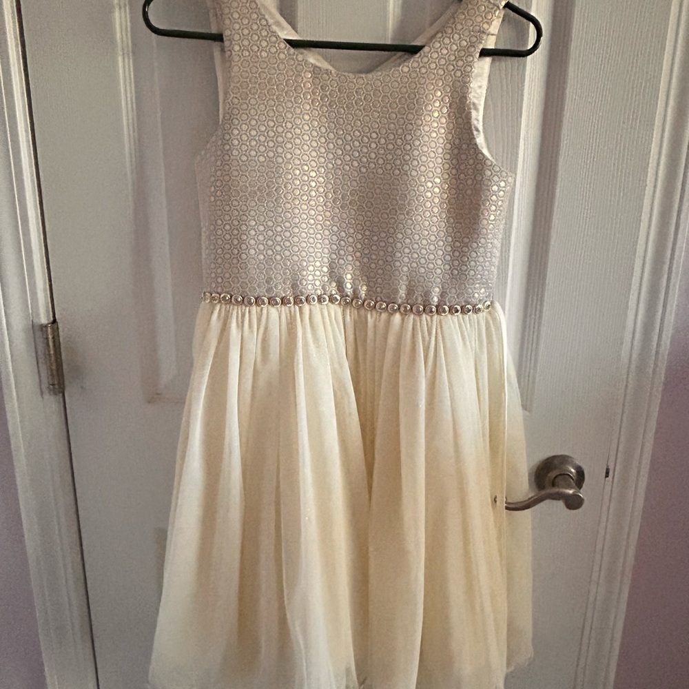 White and Silver Dress